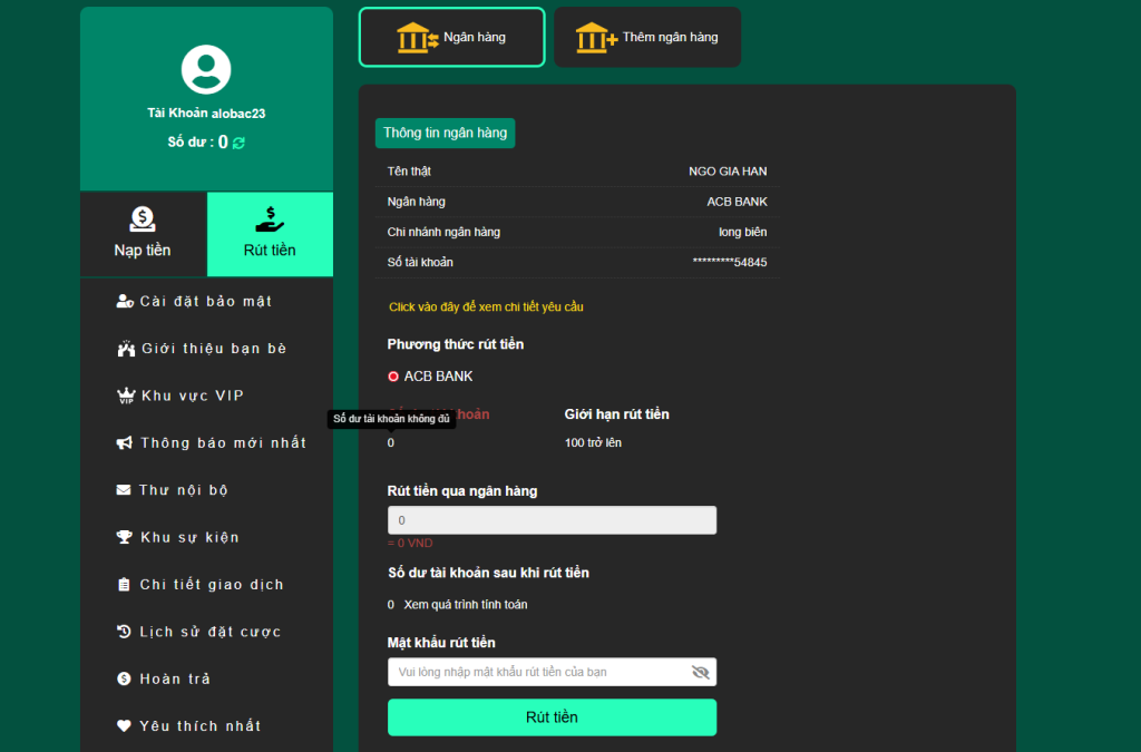 Hướng Dẫn Rút Tiền OK365 Nhanh Chóng (Update 2026) 1 Hướng dẫn cách rút tiền OK365 an toàn cho người mới